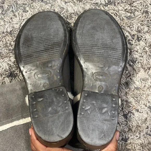 Diba gray leather upper faux fur lined boots size 40 (9) - Picture 6 of 6